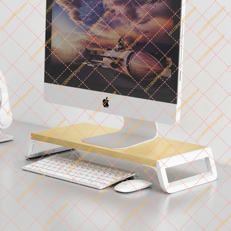 Computer Height Rack, Office Monitor, Screen Base, Bracket, Raised Desktop Stand, Laptop Rack