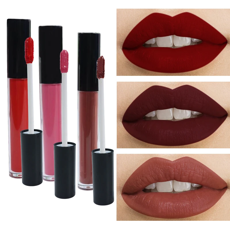 BIVANFE Private Label Cosmetics Long Lasting Matte Lip Stick Vendors Female Beauty Makeup Waterproof Liquid Lipstick