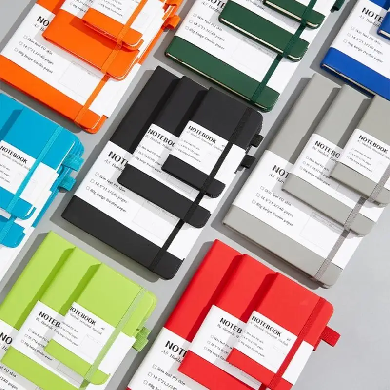 Bàn bìa cứng Notebook Notebook 192 trang LINED LINE nhỏ Notebook Tạp chí Tạp chí Pockets để viết 140x100mm K1KF