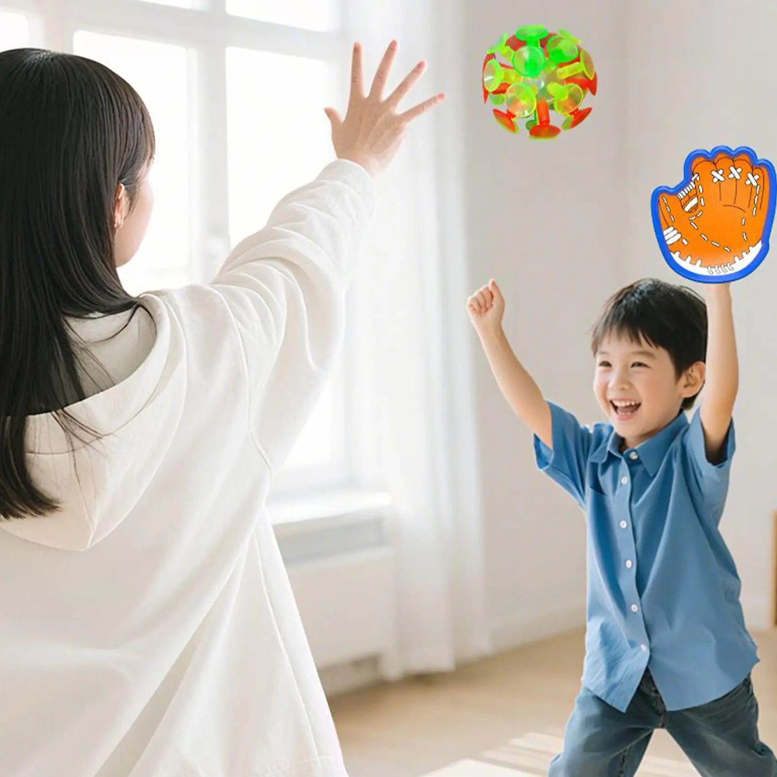Toss And Catch Ball Game Outdoor Catch Ball Outdoor Toy Interactief sportspeelgoed voor tieners Volwassenen Achtertuin Tuin Woonkamer