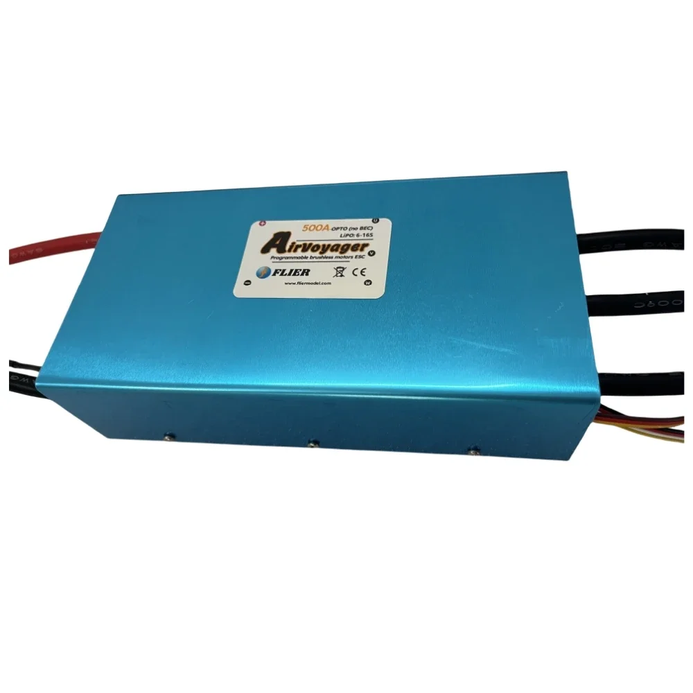 RoRuSFlier ESC 16S 500Amp Brushless Electronic Speed Controller For RC Model Airplane Aircraft PWM Signal Controlling Toys