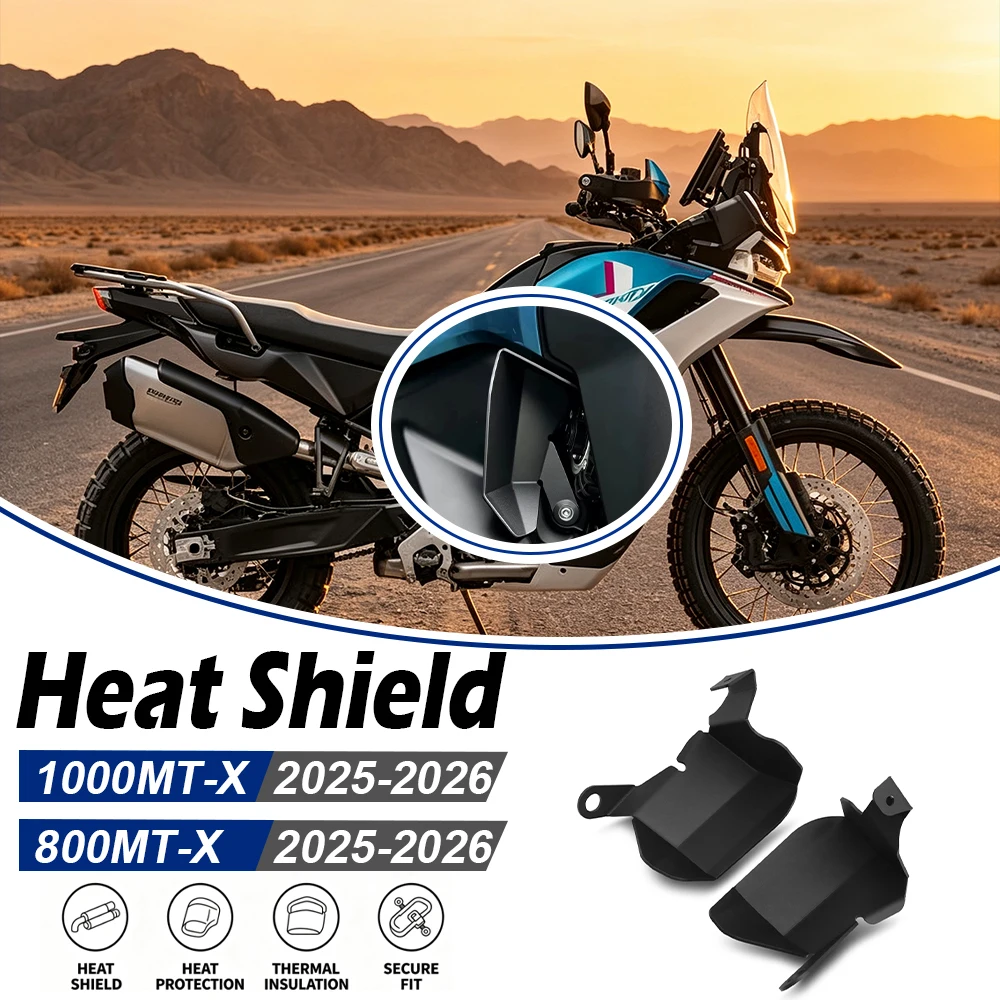 CF 800MTX / 1000MTX Motorcycle Side Heat Shield Vane Plate Airflow Deflector For CFMOTO 800MT-X 1000MT-X 800 1000 MTX 2025 2026