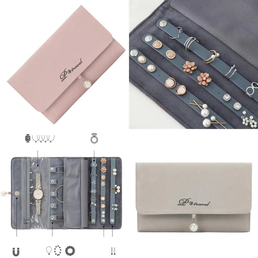 

Элегантный дорожный органайзер для ювелирных изделий, стильные сумки для хранения аксессуаров для часов