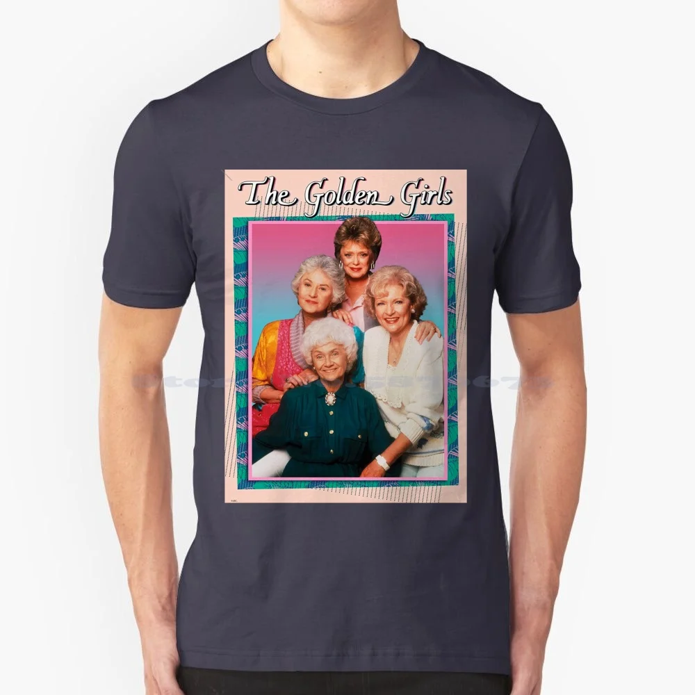 The Golden Girls-Classic Tv Show T Shirt 100% Cotton Tee Golden Girls Club The Golden Girls Blanche Devereaux Sophia Petrillo