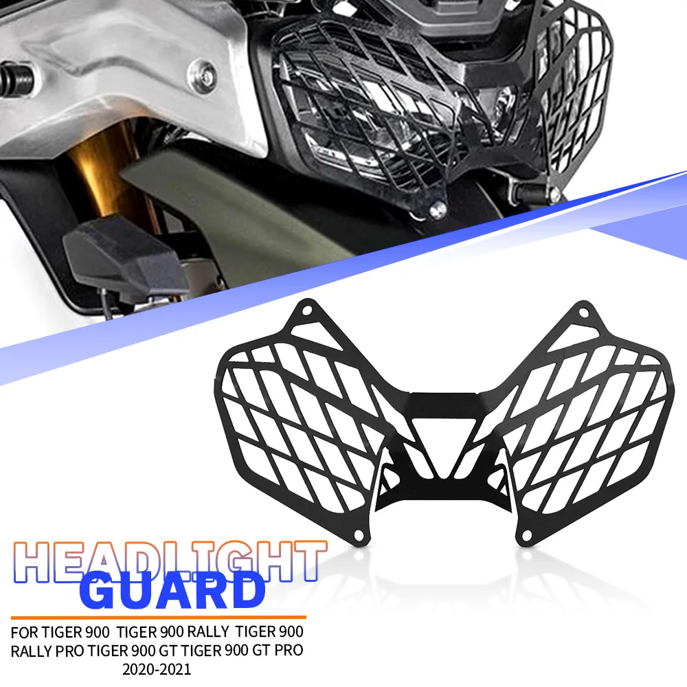 

For Tiger 900 RALLY PRO Tiger 900 GT PRO TIGER 2020-2023 Headlight Protection Cover Grill Motorcycle Stainless Steel Accessory