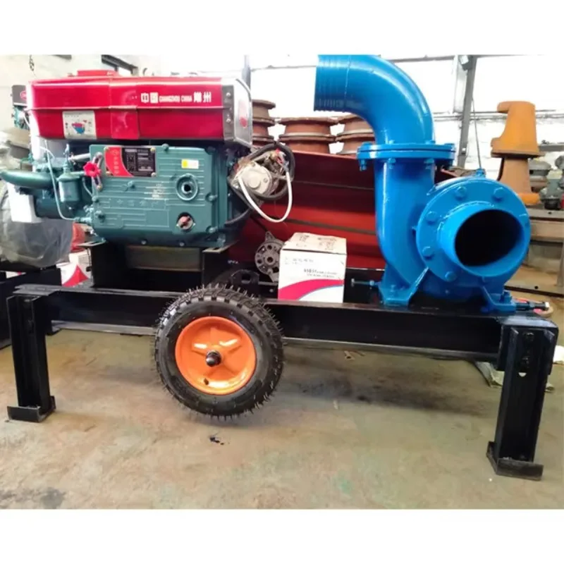

20 Direct/belt Drive High Capacity 2 Wheels Movable Agricultural Farm Irrigation Water Pump
