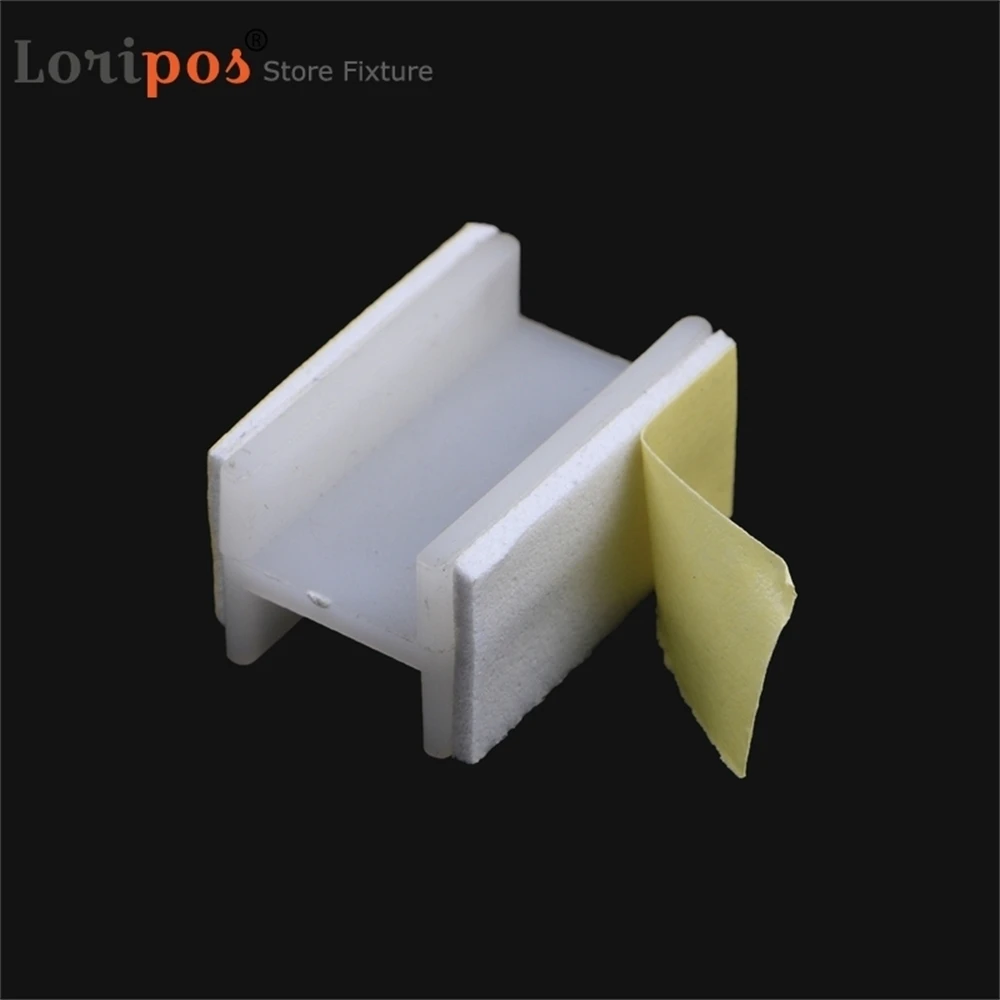 H Small Self Adhesive Double Foam Tape Shelf Mount Promotion Sign Cardboard Holder Bracket Papercard Board Connection Standee