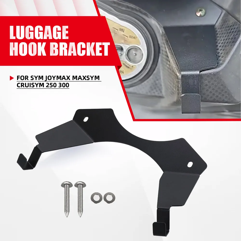Front Frame Storage Hanger Hook For SYM Joymax Z125 Z250 Z300 MAXSYM Cruisym 250 300 Luggage Hook Bracket Bag Hang Holder Cargo