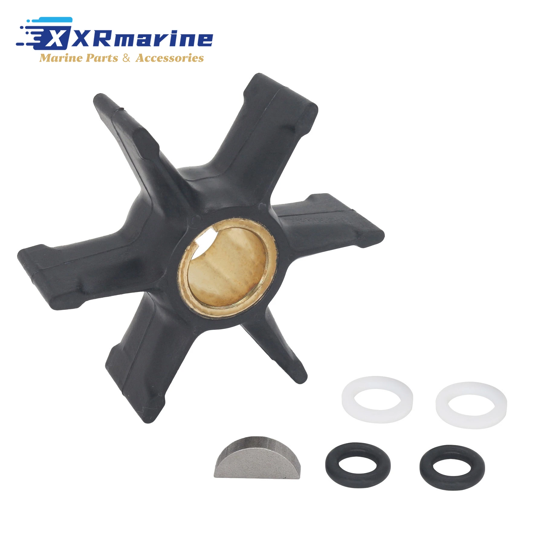 

777213 Marine Water Pump Impeller Repair Kit Fits for Johnson Evinrude Outboard 2-Stroke 35HP 40HP Engines Replaces 0777213