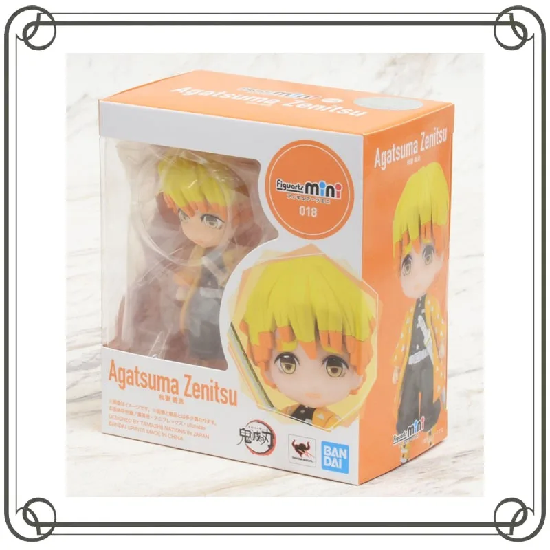 

Agatsuma Zenitsu Action Figure Demon Slayer: Kimetsu No Yaiba Figuarts Mini Active Joint Collection Ornament Model Toys