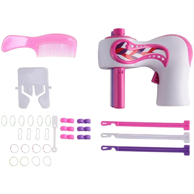 

-November Automatic Hair Braider Girls Hair Braiding DIY Hair Knitting Machine Twist Knitting Roll Tool