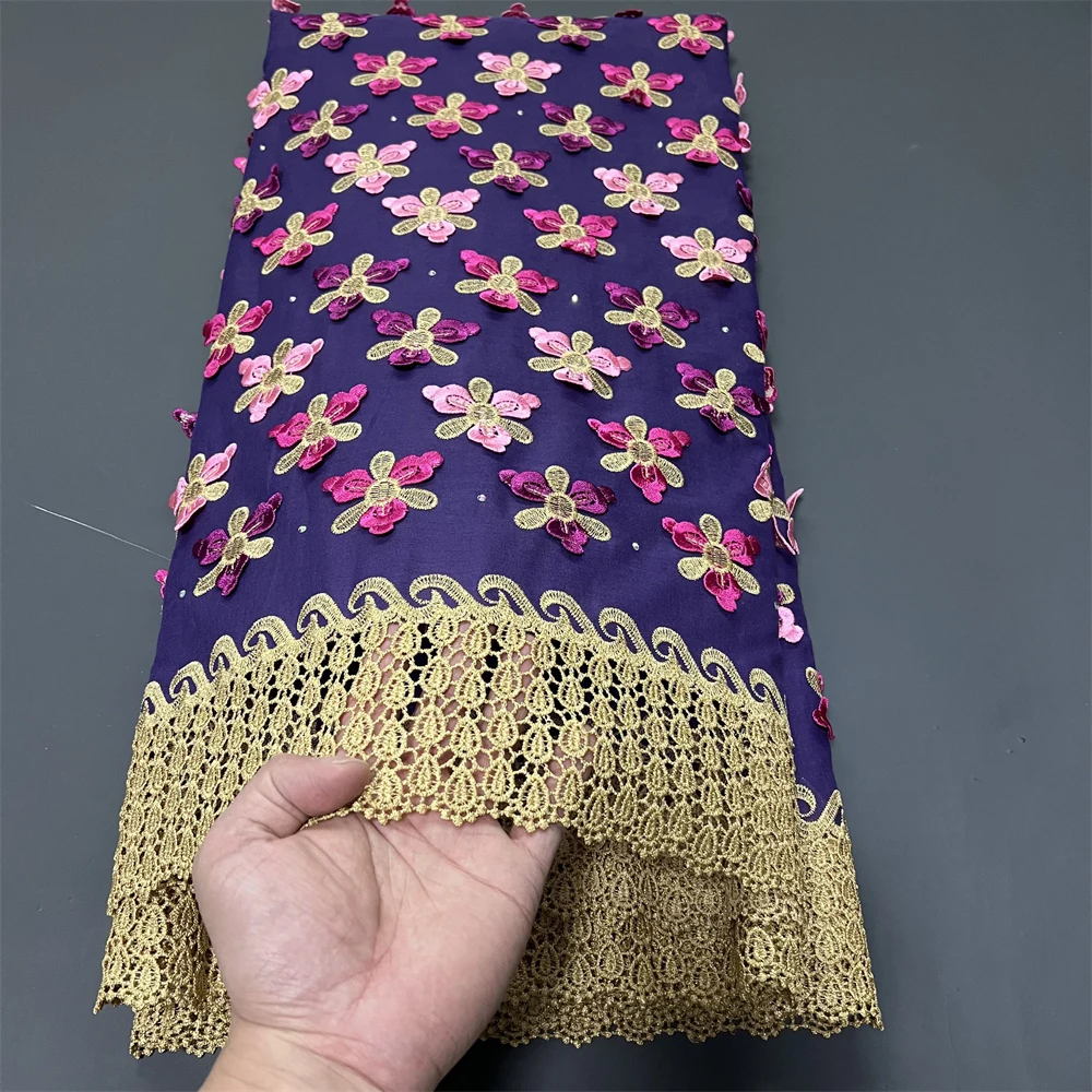 

African Nigerian Tulle Lace Fabric,High Quality，Sequins EmbroideryBeaded, French GuipureWedding Party Dress, 5Yards, 2026