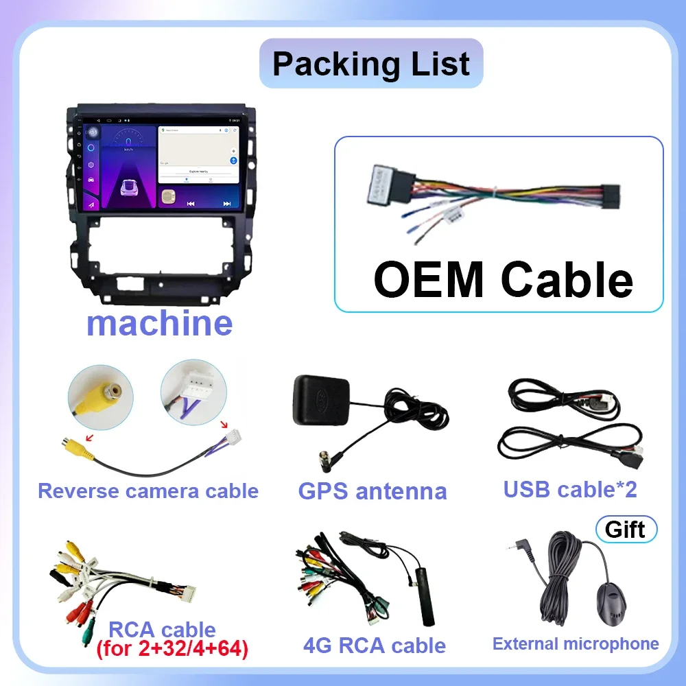 For Volkswagen Golf Mk 4 2004 - 2008 Car Radio Multimedia Video Player Navigation GPS WiFi Android Auto No 2 Din 4G