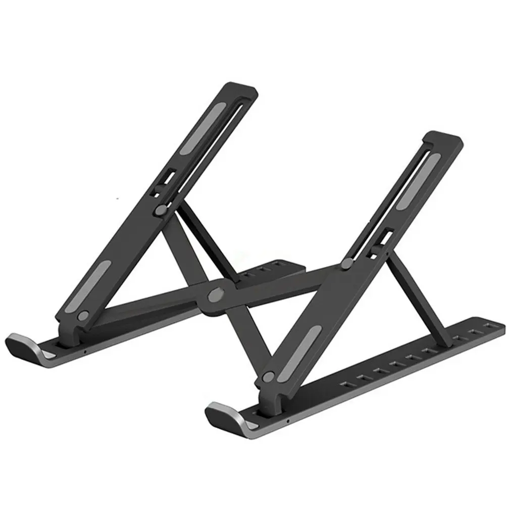 Laptop Stand For Under 14'' Notebook 7 Holes Adjustable Foldable Stand Bracket Laptop Holder Non-slip Riser For Tablet