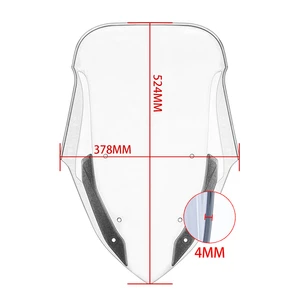 Motocicleta vento defletor escudo, pára-brisa, pára-brisas para Yamaha N-MAX NMAX 155, acessórios de tela, 2021-2024 6 principais vendas bolha yamaha nmax - №6