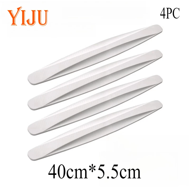 

4Pcs Universal Car Door Bumper Edge Protection Strip Stickers Rearview Mirror Protection Car Sticker Strip Anti-collision Strips