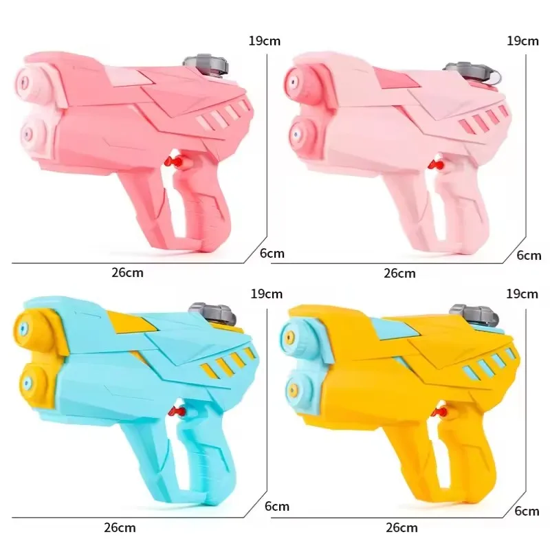 Pistola de agua de doble boquilla para niños, juguetes de gran capacidad para verano, playa, piscina, juego de lucha, pistola de agua de alta presión para niños y niñas