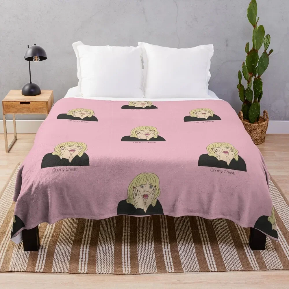 

Pam Shipman Oh my Christ Throw Blanket Multi Purpose Soft Warm Blanket for Home Travel