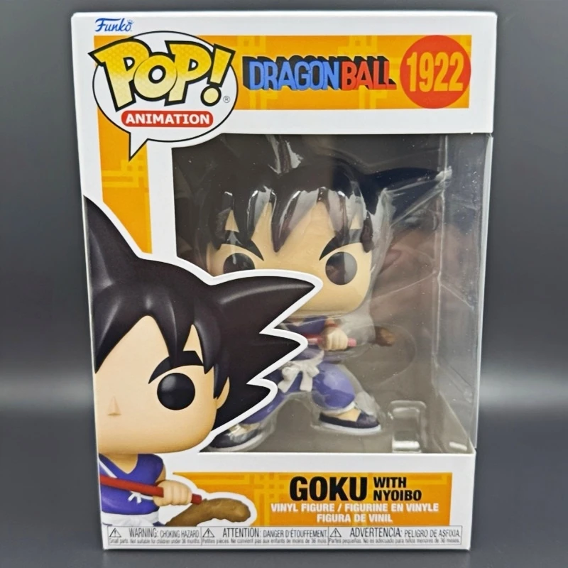 Goku with Nyoibo #1922 Funko Pop! Original Dragon Ball Vinyl Figure Desktop Ornament Toy Anime Collectible Model Gift for Fans - view 2
