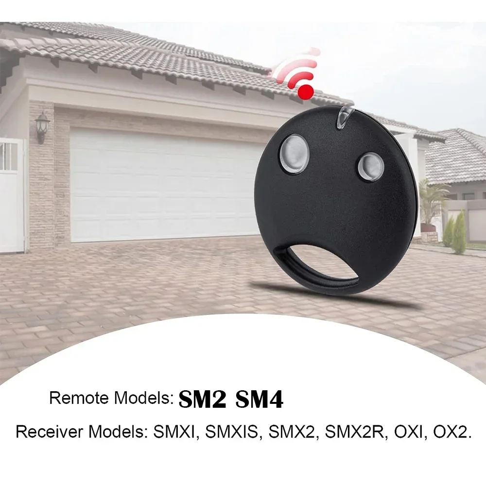 전기 게이트 433.92MHz 롤링 코드 SMXI SMXIS SMX2 SMX2R OXI OX2 게이트 오프너 송신기