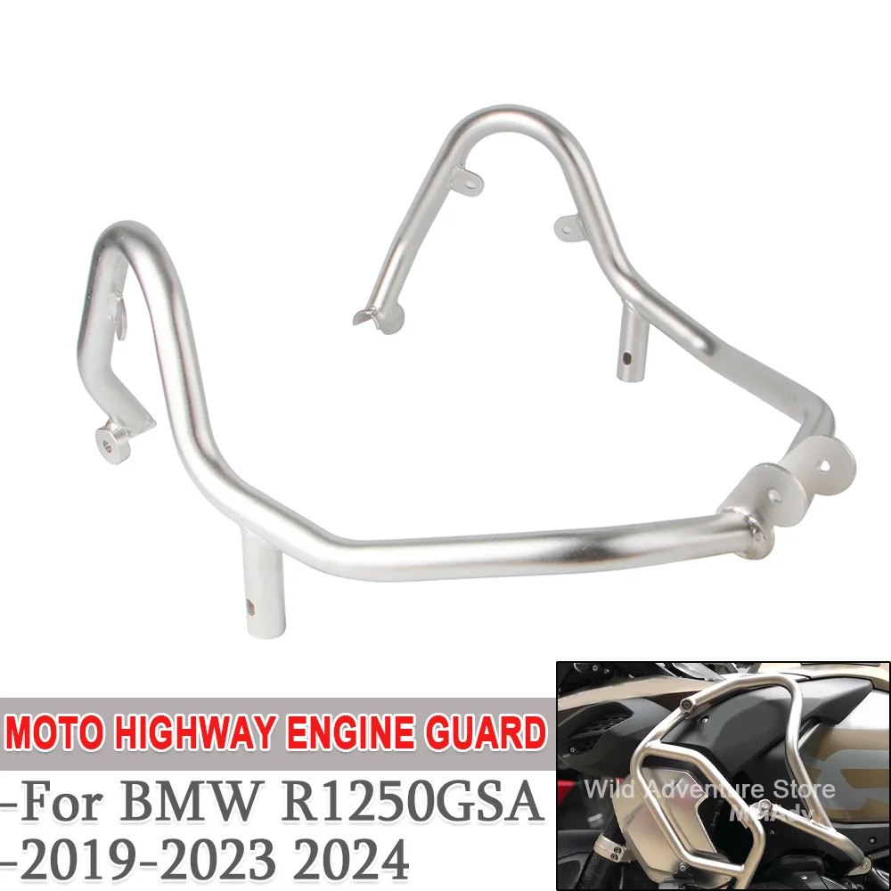 Motorcycle Engine Guard Highway Crash Bars Bumper Protector Fit For BMW R1250GS R1250GS ADV R1250GSA Adventure 2018-2021 2022