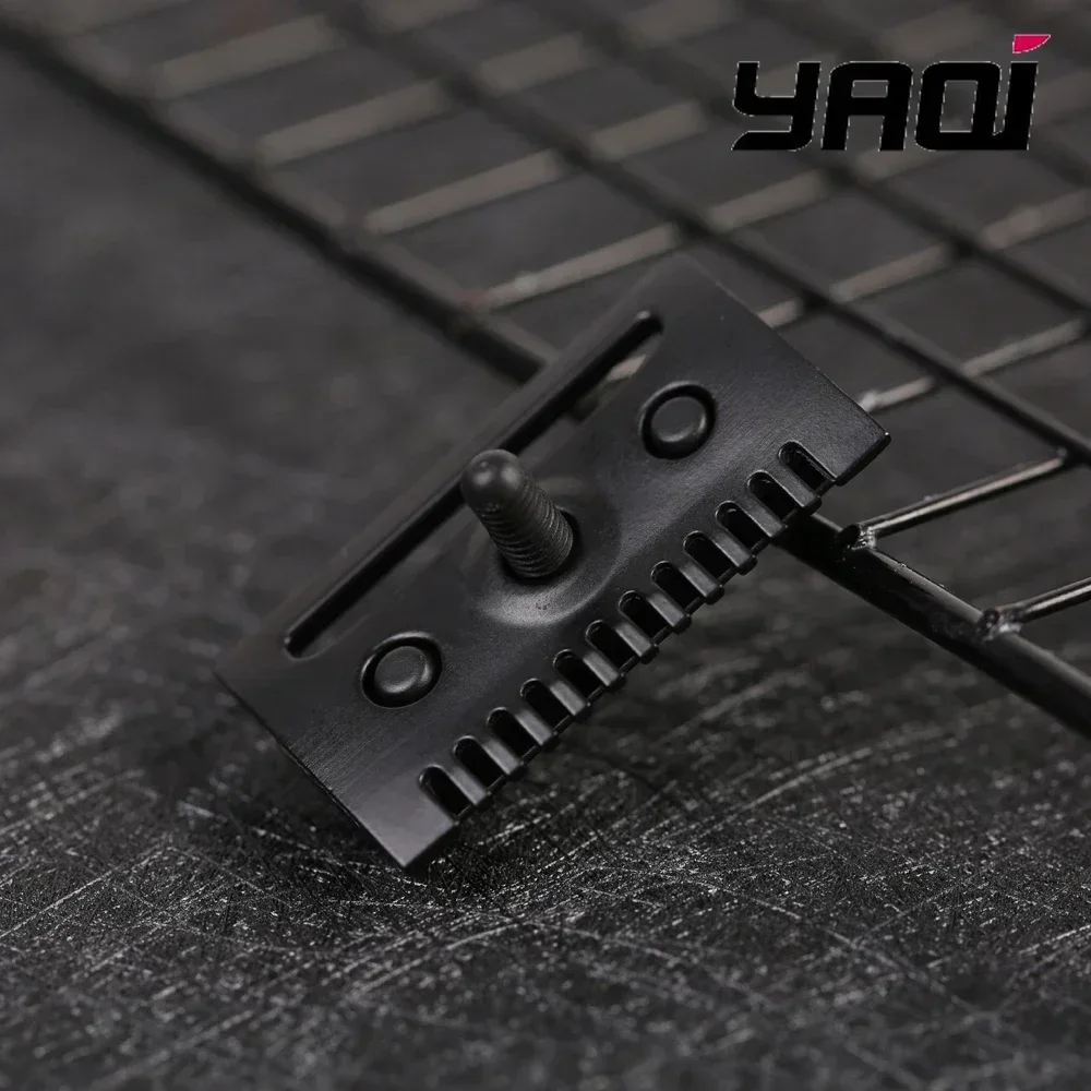 Мужская бритва «The FLIPSIDE by Yaqi» с двойной расческой и двойным уровнем агрессива, мужская бритвенная головка с двойным лезвием черного цвета