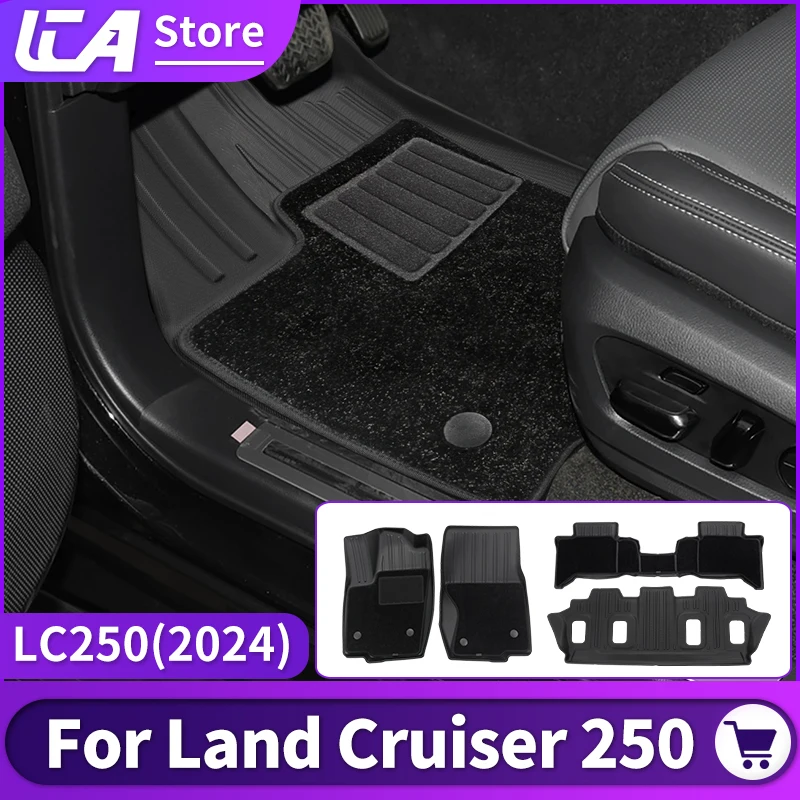 

For Toyota Land Cruiser 250 2024 2025 Prado LC250 1958 Floor Mats/Trunk Mats Interior upgraded Accessories Modification Tuning