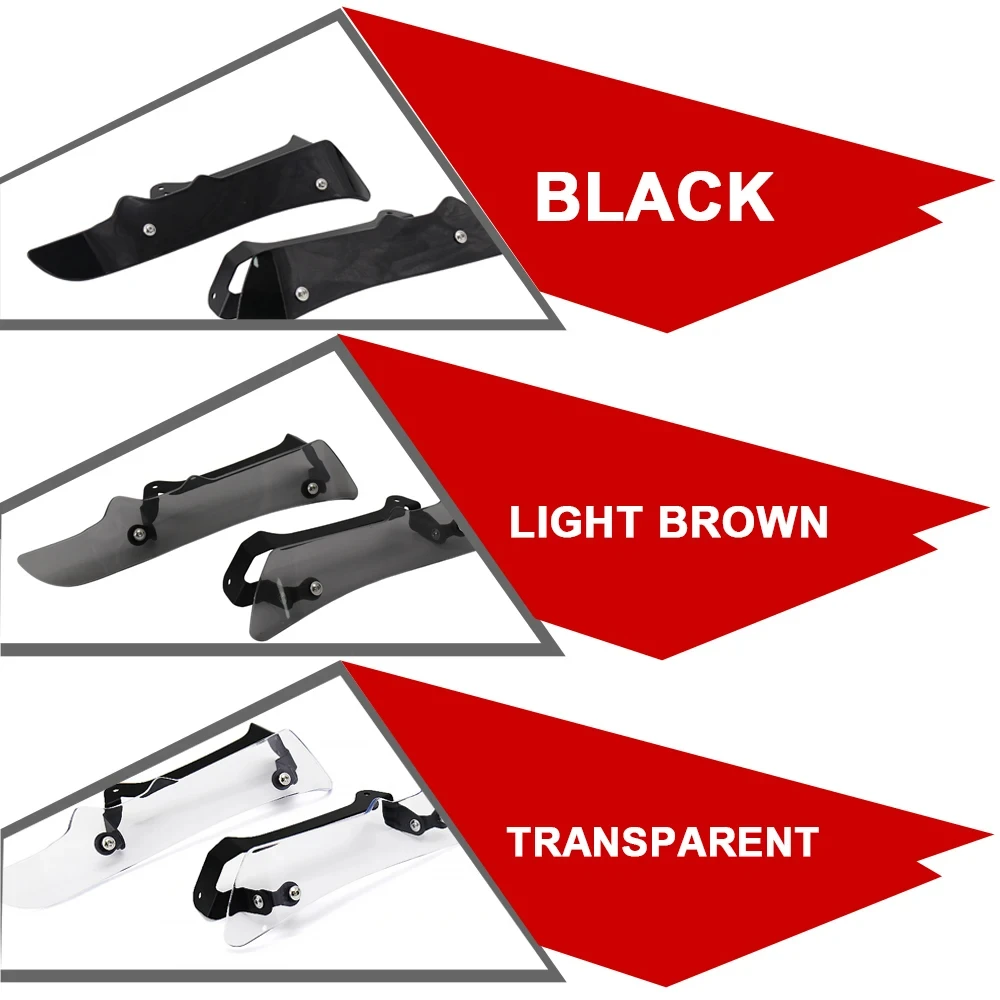 Para-brisa lateral de motocicleta, defletor de ar para pés, para k 1600 b/gtl k1600gtl 2017 2018 2019 2020 2021