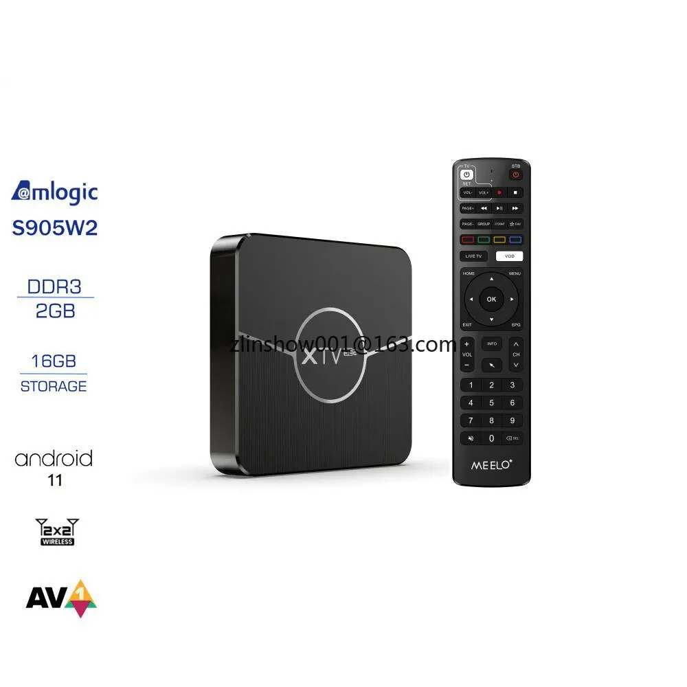 

4k Germany/Netherlands/Sweden/USA/CA Android 11.0 XTV SE2 2GB 16GB 4k Smart Android Tv Box Amlogic S905W2 100M MY TV ONLINE