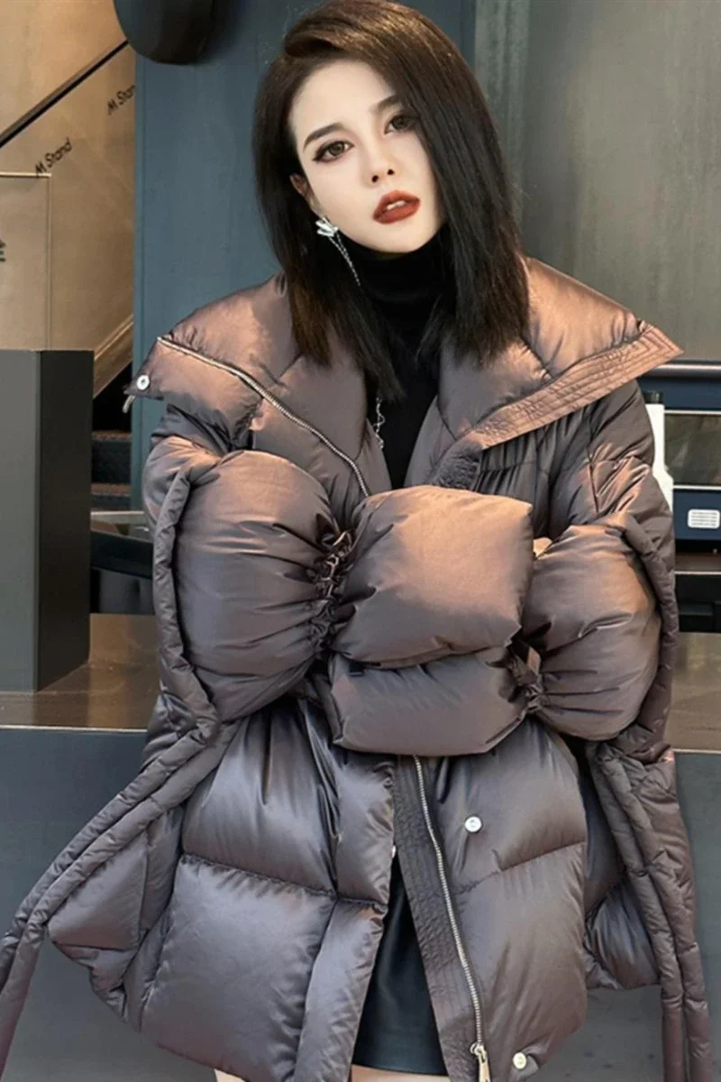 

European Version Winter New Down Jacket 2024 Women's High-quality Korean Version Casual Fashion Loose Warm Jacket Jacket