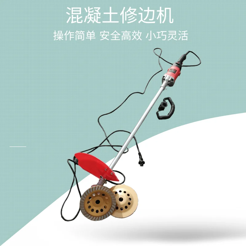 Concrete Trimmer Hand-Held Pavement Trimmer Electric Concrete Closing Machine with Diamond Grinding Disc