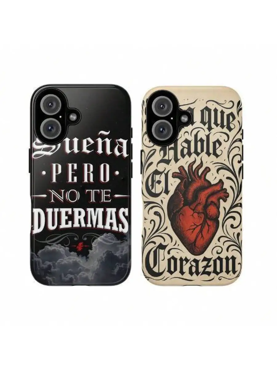 

Gothic Heart Dream Awake Phone Case Matte Shockproof For iPhone 15 14 13 Pro Max Plus