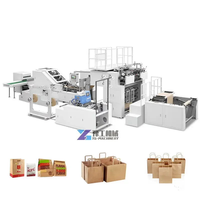 Automatic Paper Bag Machine Square Bottom Automatic Paper Bag Making Machine Medical Paper Bag Making Machine