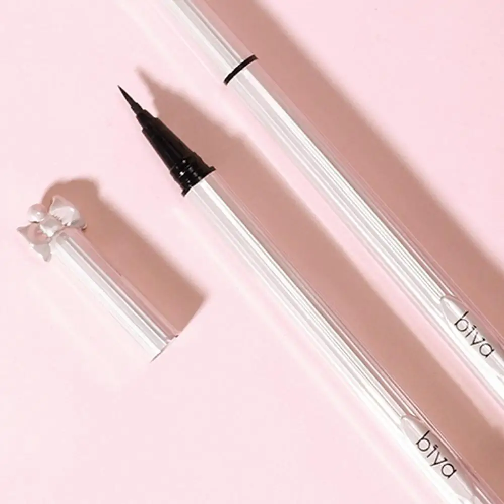 Ultradünner schwarzbrauner Eyeliner-Stift für die untere Wimpern, wasserdicht, langlebig, glatt liegend, Seidenraupenaugen-Liner-Stifte, Augen-Make-up-Tools
