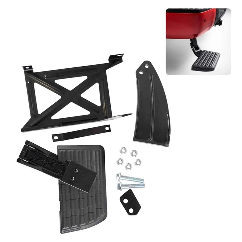 Bed Step Retractable Footrest Kits PT392-34140 For Toyota  Truck 2014-2021 Bed Bumper Foot T-Step Folding