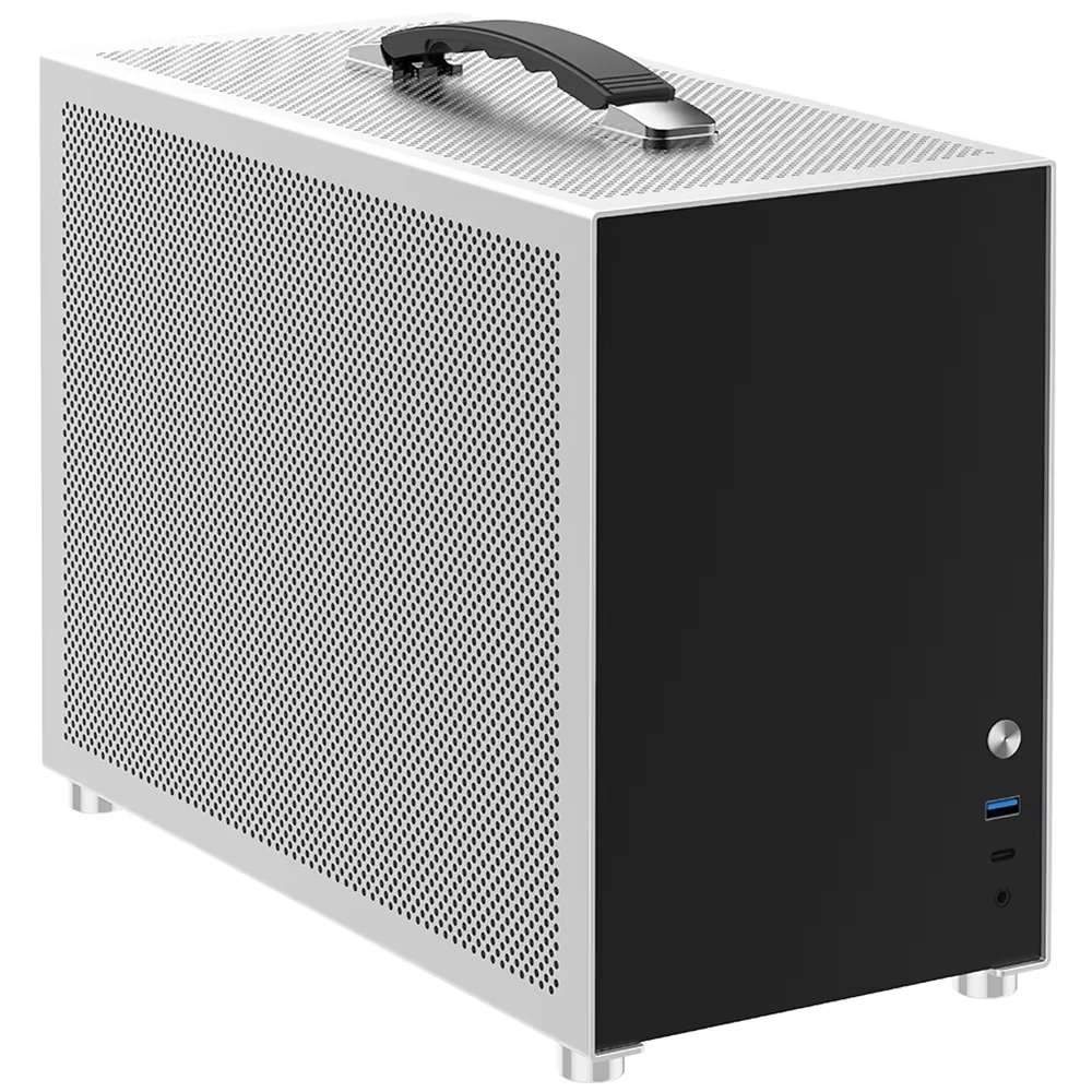 

Маленький корпус из алюминиевого сплава D3, источник питания ATX 280 с водяным охлаждением, мини-компактный маленький прямой разъем, шасси ITX