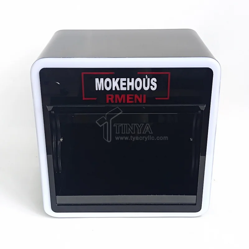 custom.Black Myth Wukong Customize Acrylic Counter Top Display Stand Smoking Shop Acrylic Display With Led Lights
