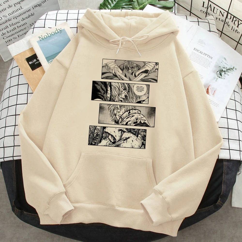 Thorfinn Vinland Saga Vinrando Saga hoodies women anime funny graphic Winter clothes female streetwear pulls