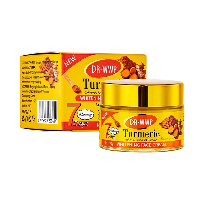 3pcs/10pcs Turmeric Cream Moisturizing Hydrating Facial Anti-aging Fading Fine Lines Brightening Skin Tone fade spots Skincare
