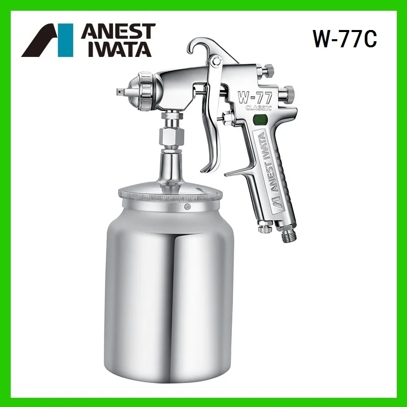 

Iwata W-77C Air Mini Spray Gun Paint Sprayers Oiler Professional Automotive Paint Spray Guns Car Painting W77C Manual Spray Gun