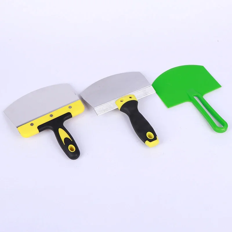 Putty Scoop Mud Pan Plaster Loading Tool Wall Putty Skimming Trowel Drywall Renovation Construction Plastering Matching Tool