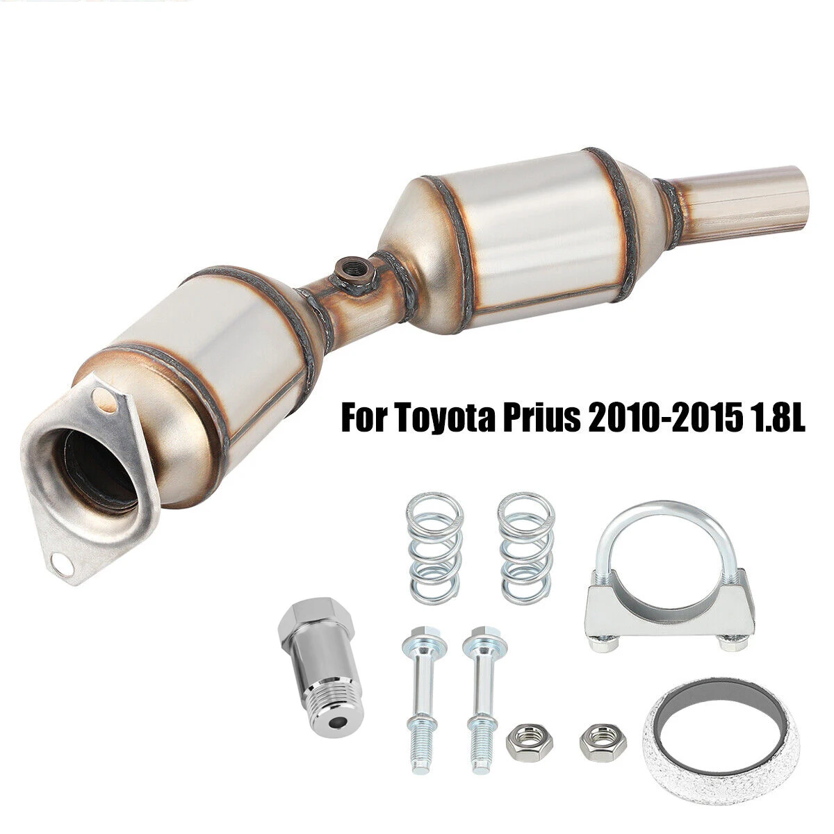 FOR TOYOTA AURIS-PRIUS-PRIUS PLUS 1.8 HYBRID 2009 – 2020 Direct Fit Catalytic Converter Exhaust Pipe With Oxygen Sensor