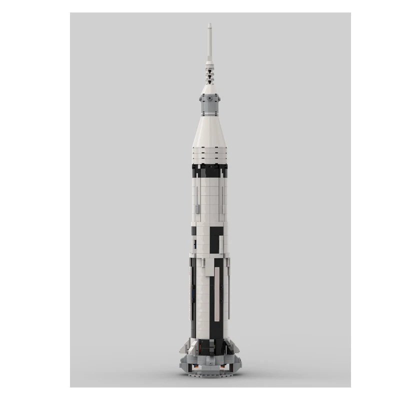 21309 - Saturn IB Building Blocks Modern Lunar Service Module Assembly Model 890pcs Birthday Toy Holiday Christmas New Year Gift