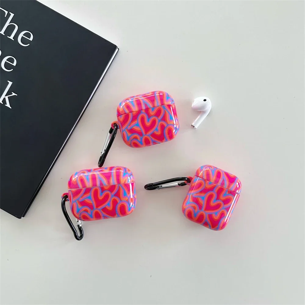 Film Soft Case Full screen love and cuteness Suitable For AirPods 3 2 1 Pro2 Pro Headphone Cover Protective Cover