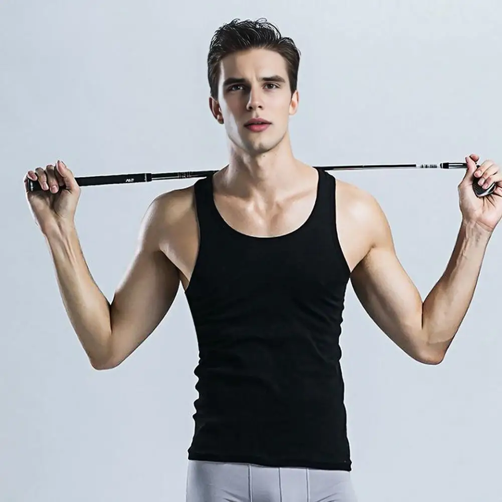 Men Loose Sports Vest Men's Muscle Tank Tops Set Sleeveless Gym Vests for Bodybuilding Running Cotton Sportswear Fitness Shirts