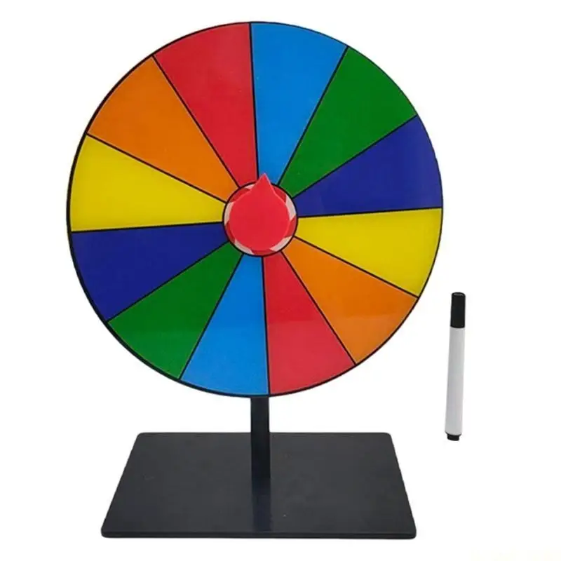 M5TC Tabletop Prize Turntable Lucky Draws Roulette Wheel Reusable Fortune Wheel