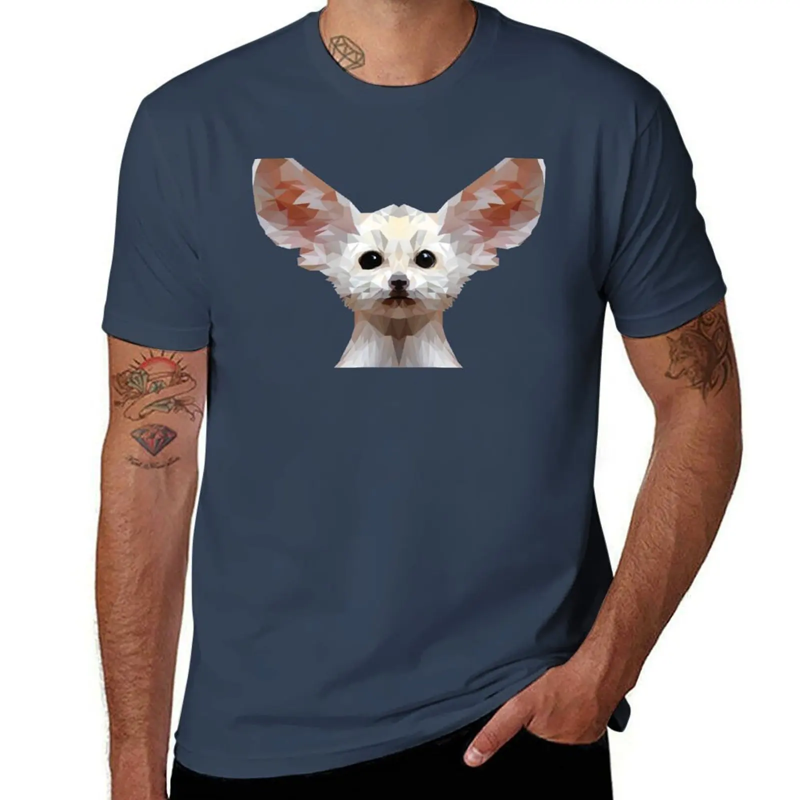 Cute Fennec T-Shirt Festive Simple T-Shirt