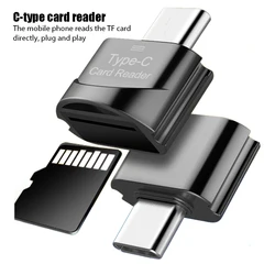 Portable USB 3.1 Type-C to Micro-SD TF Smart Adapter Mini High Speed Card Reader For Watching Movies And Transferring Documents