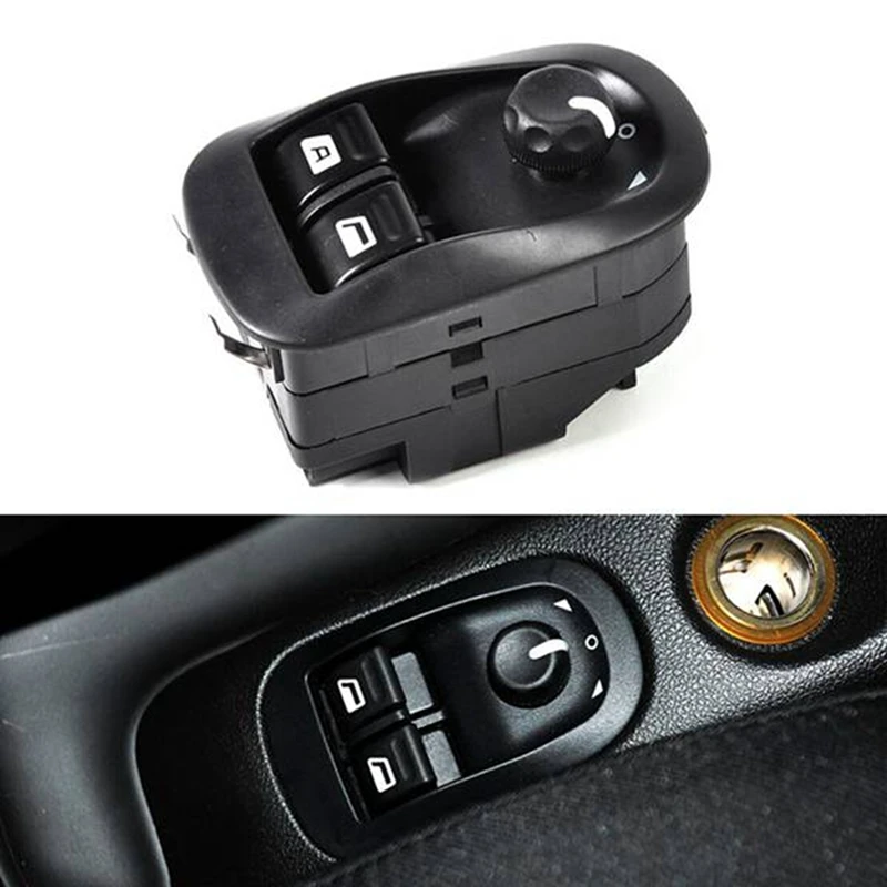 

T18C-Car Window Control Switch Rearview Mirror Switch Side Mirror Adjustment Switch 6554.WA 6554WA For Peugeot 206 306