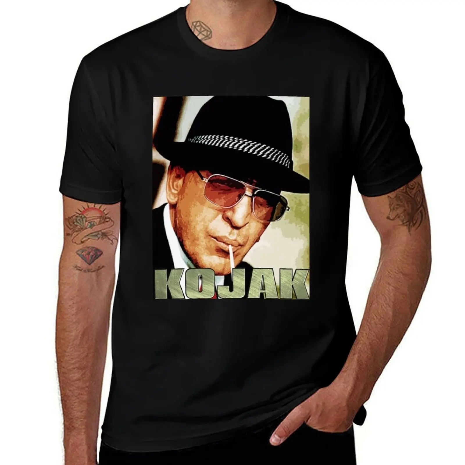 

Kojak T-Shirt Sports Casual Short Sleeve Cotton Tee
